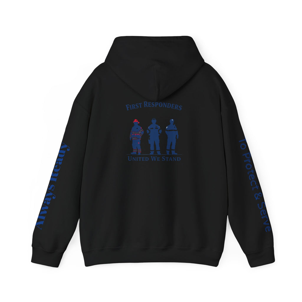 First Responders Unisex Hoodie - Honor, Support & Unite