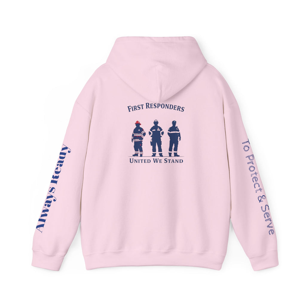 First Responders Unisex Hoodie - Honor, Support & Unite