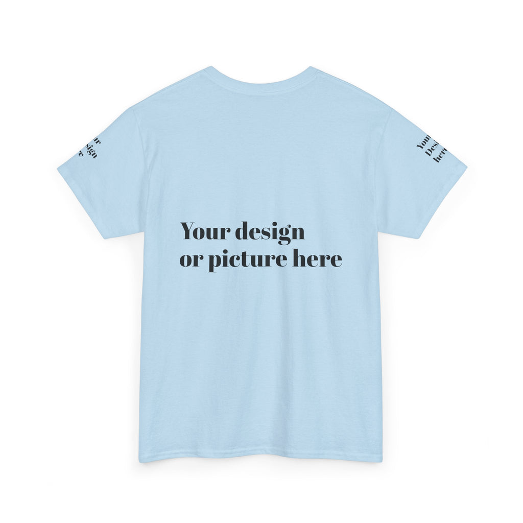 Customizable Unisex Heavy Cotton Tee – Ideal for Events, Gifts, and Everyday Wear