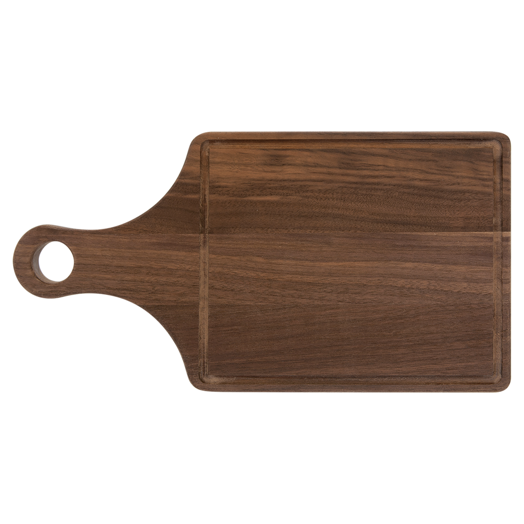 Engraved Wooden Cutting Board - Bigfoot Fishing Design