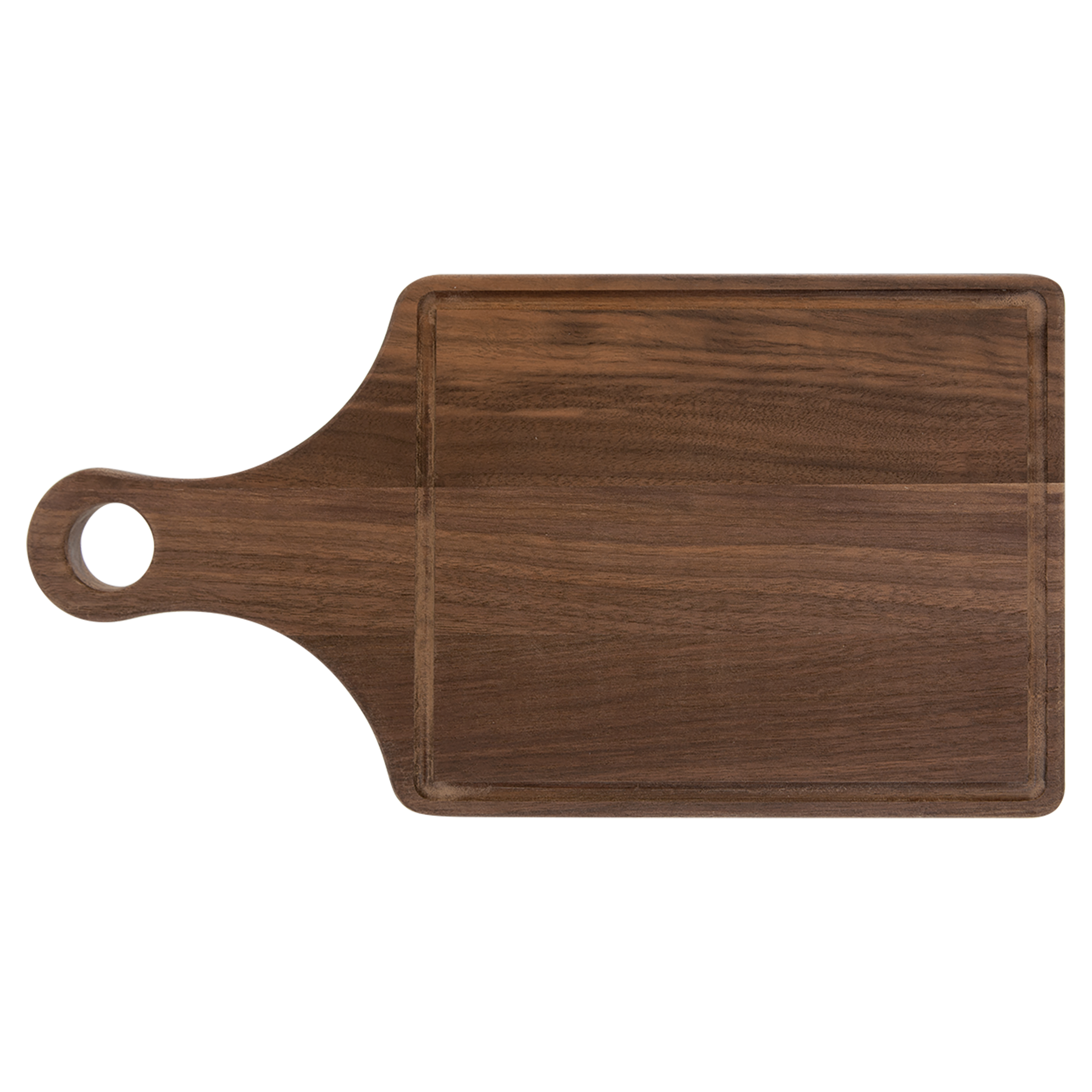 Engraved Wooden Cutting Board - Bigfoot Fishing Design