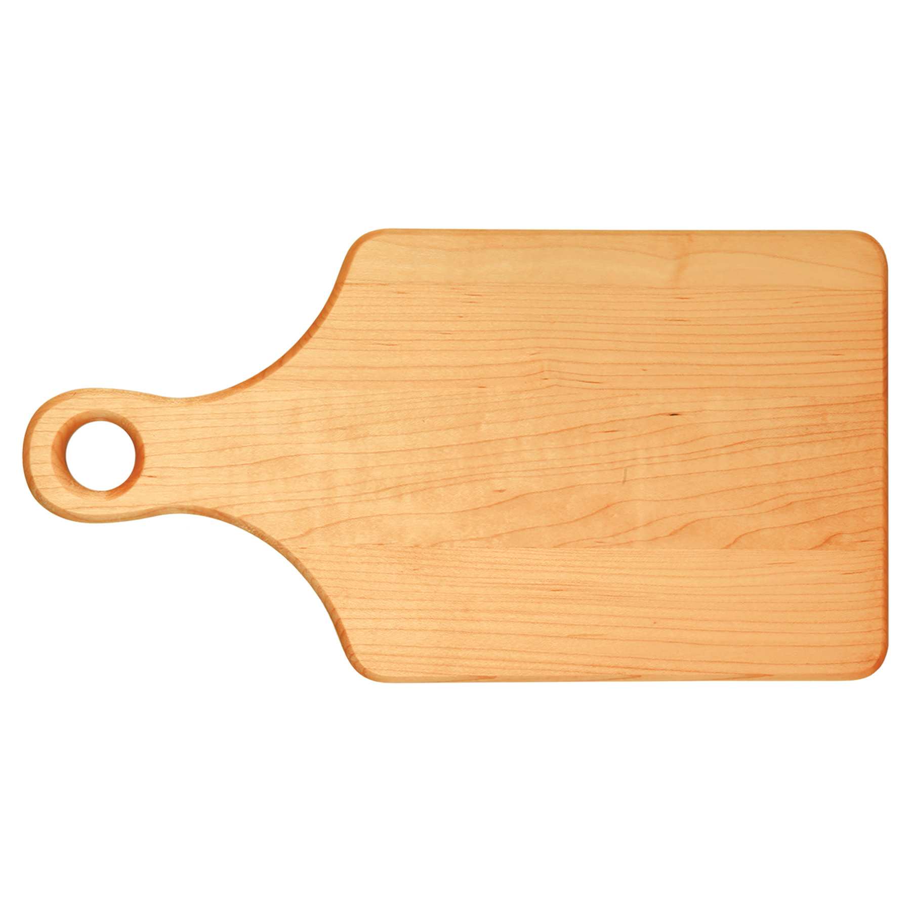 Engraved Wooden Cutting Board - Bigfoot Fishing Design