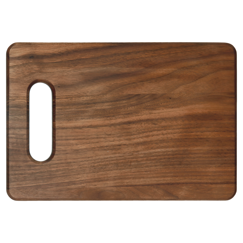 Engraved Wooden Cutting Board - Bigfoot Fishing Design