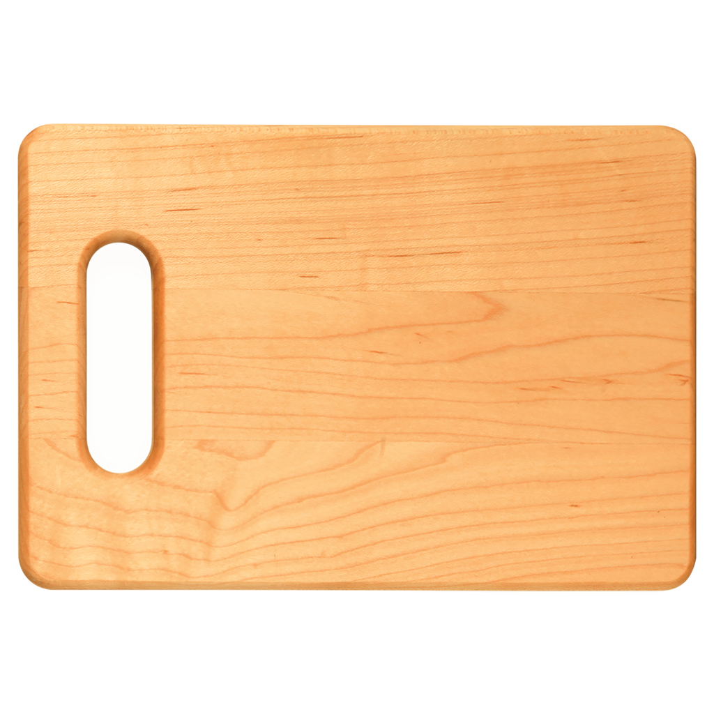 Engraved Wooden Cutting Board - Bigfoot Fishing Design