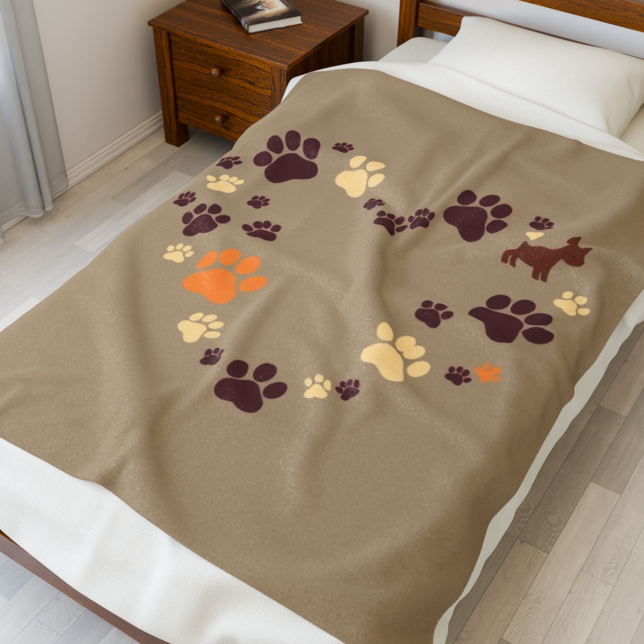 Cozy Pet Love Velveteen Plush Blanket