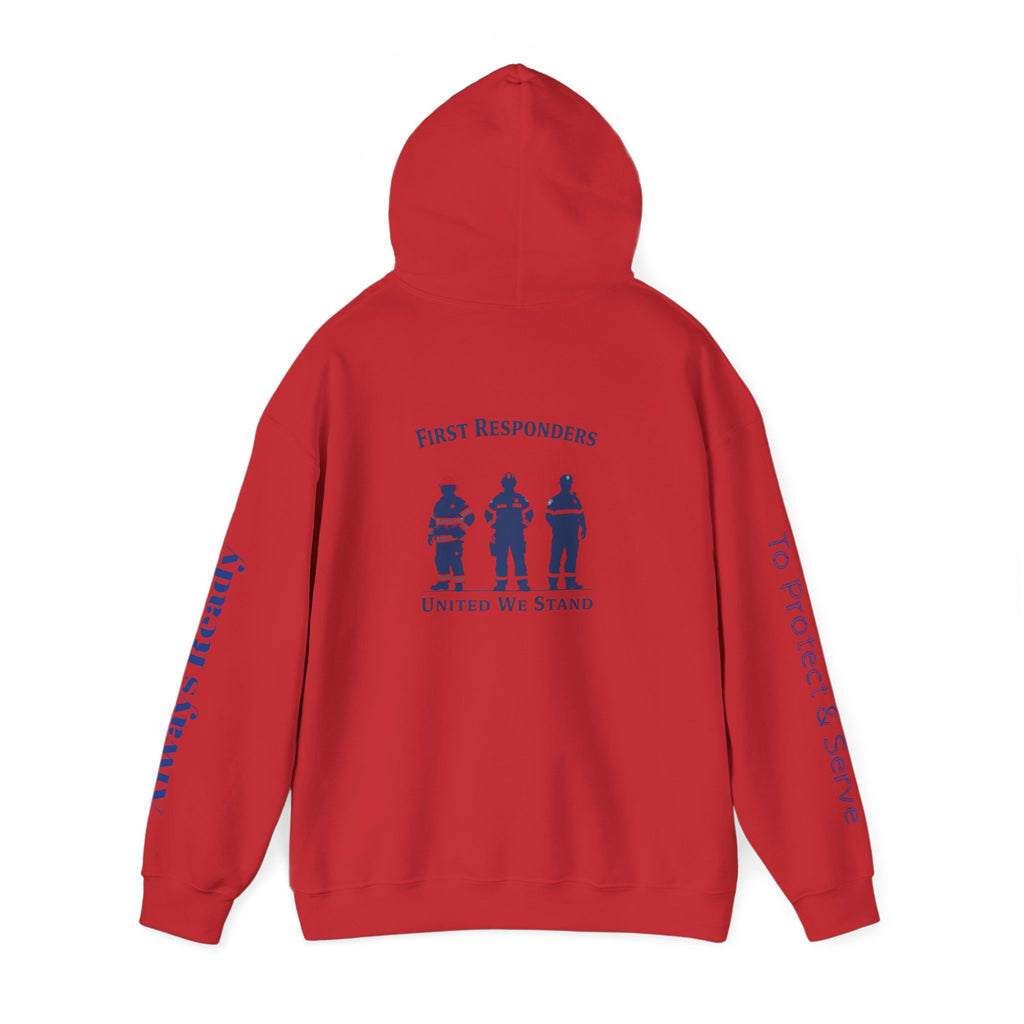 First Responders Unisex Hoodie - Honor, Support & Unite