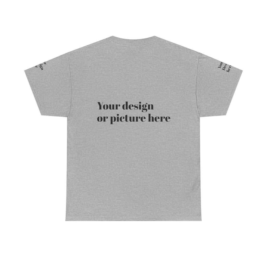 Customizable Unisex Heavy Cotton Tee – Ideal for Events, Gifts, and Everyday Wear