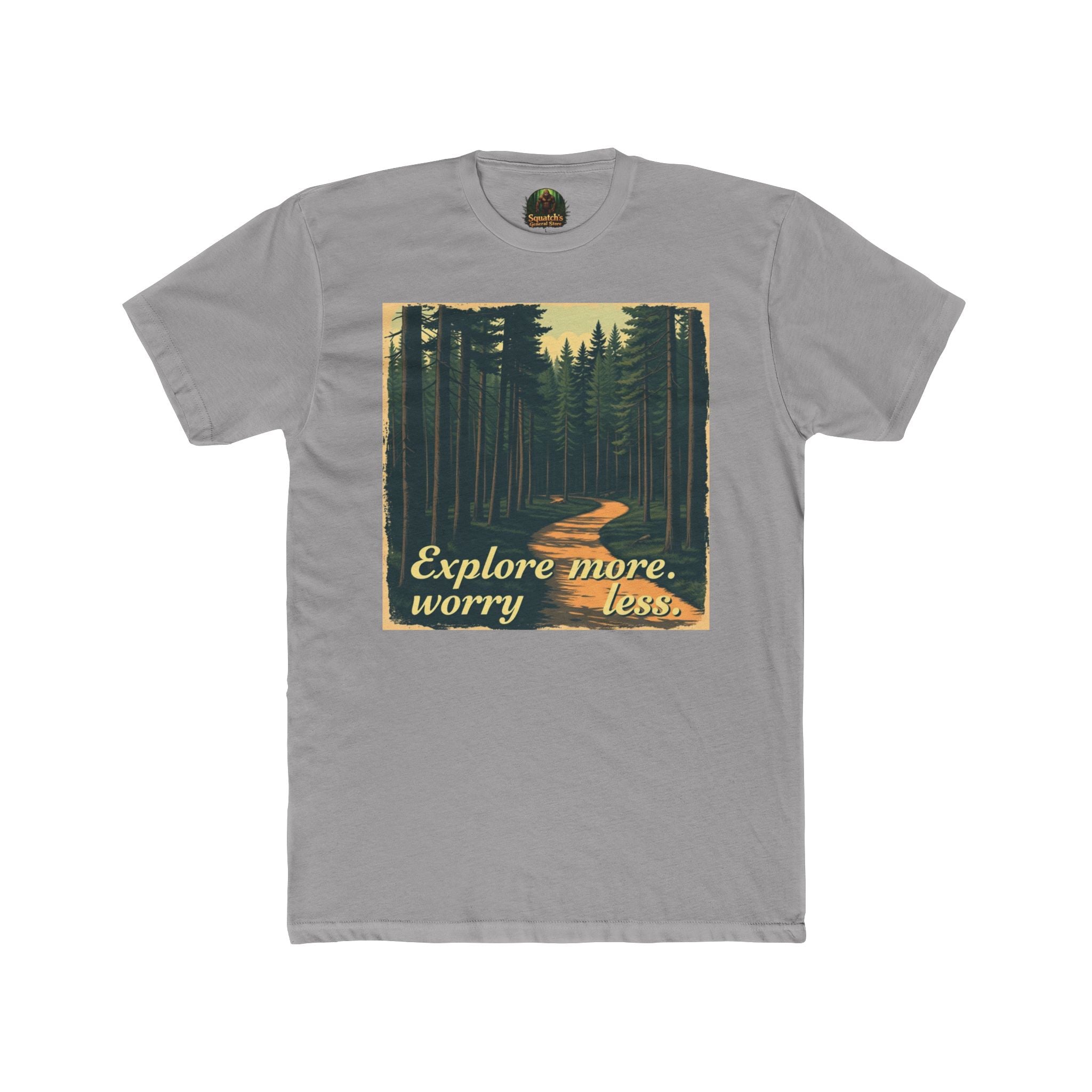 Explore More Worry Less Unisex Cotton Crew Tee