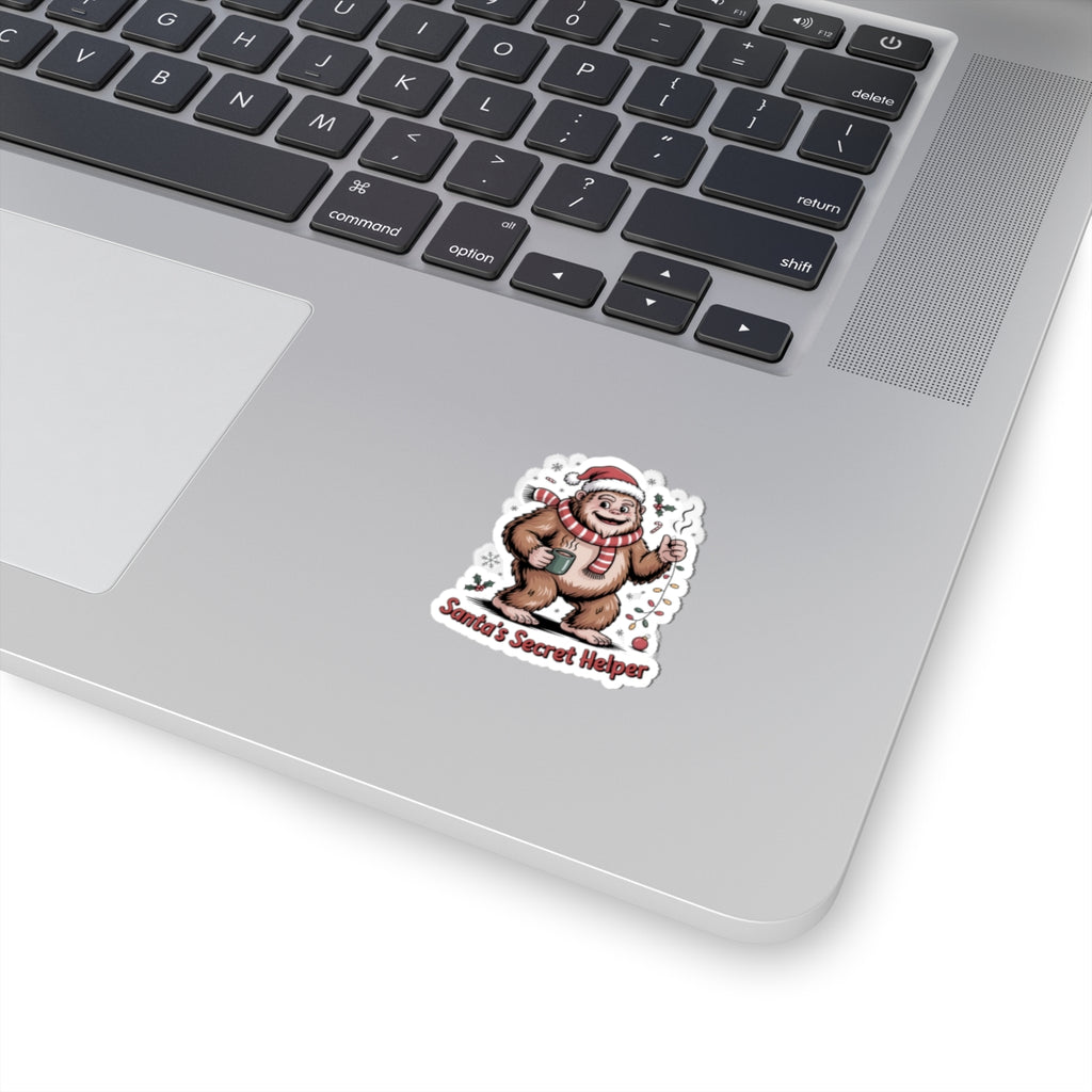 Santa's Secret Helper Kiss-Cut Stickers - Perfect for Holiday Cheer and Gifting