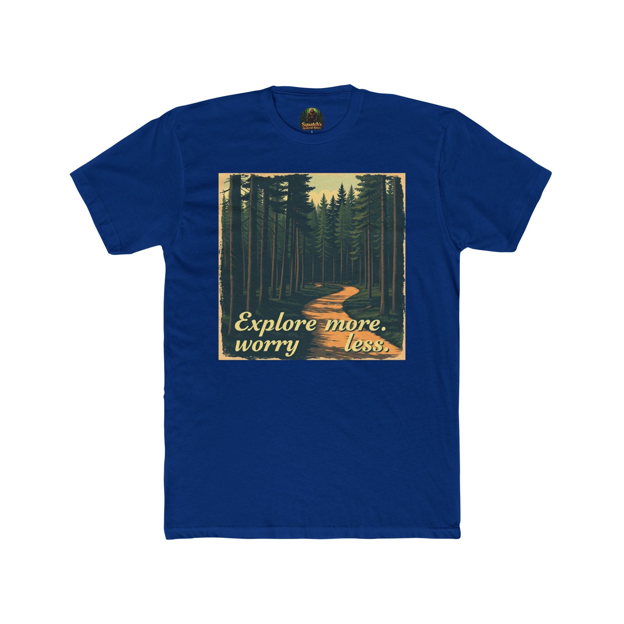 Explore More Worry Less Unisex Cotton Crew Tee