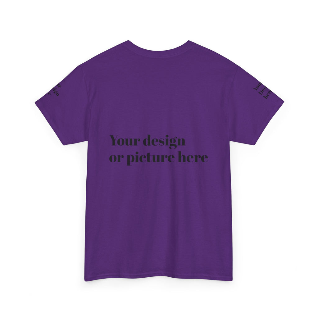 Customizable Unisex Heavy Cotton Tee – Ideal for Events, Gifts, and Everyday Wear