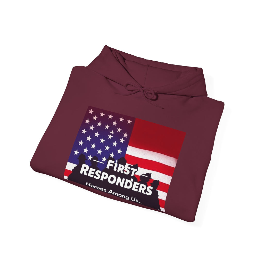 First Responders Unisex Hoodie - Honor, Support & Unite