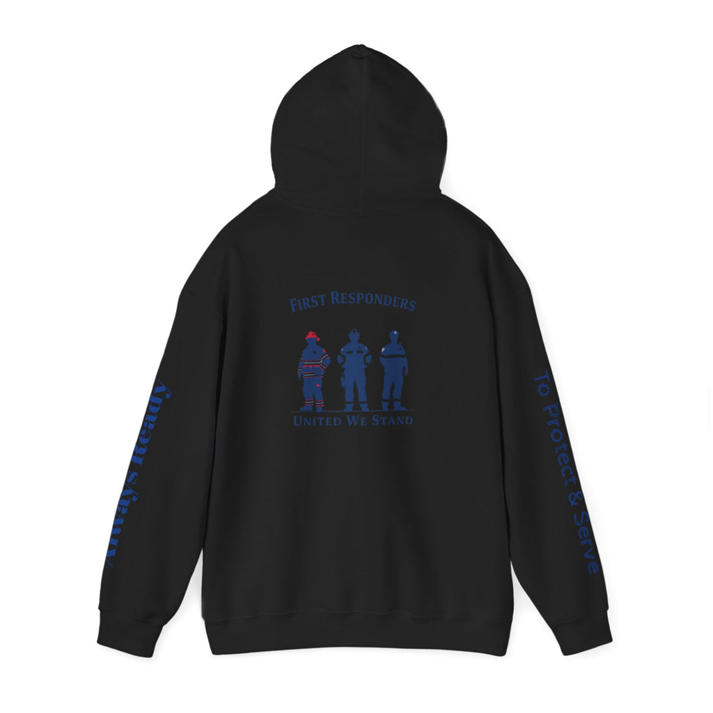 First Responders Unisex Hoodie - Honor, Support & Unite