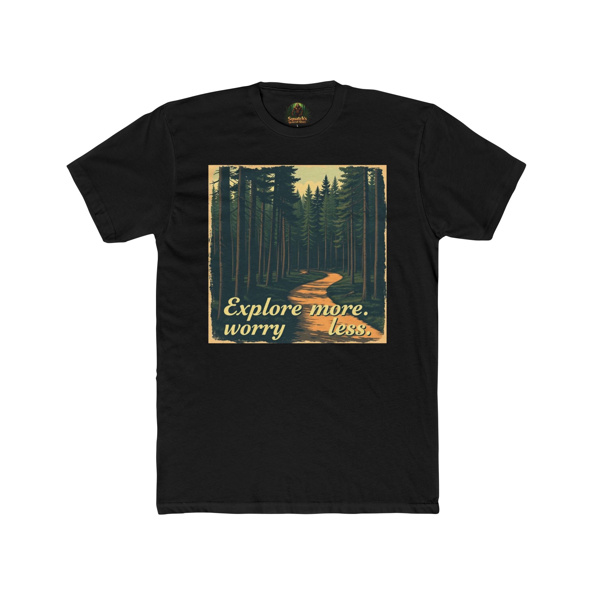 Explore More Worry Less Unisex Cotton Crew Tee