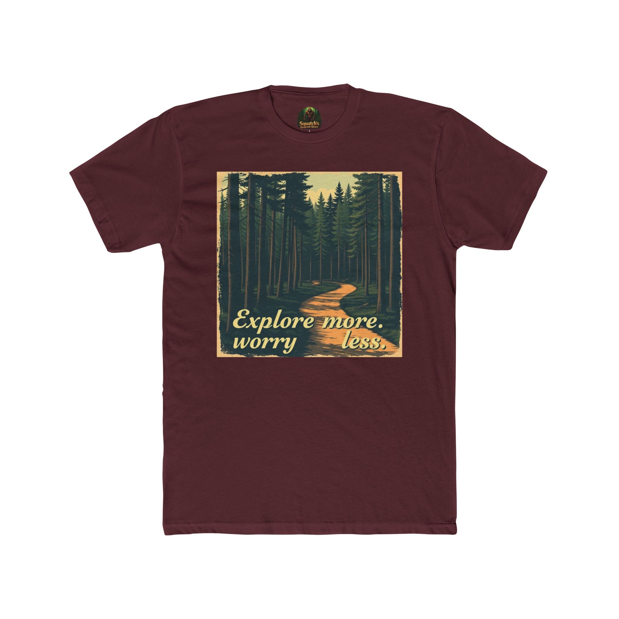 Explore More Worry Less Unisex Cotton Crew Tee