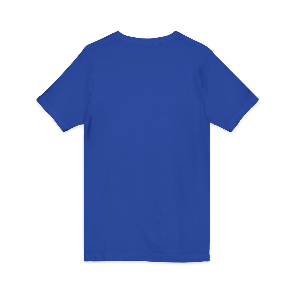 Cat Lover's V-Neck Tee with Playful Design