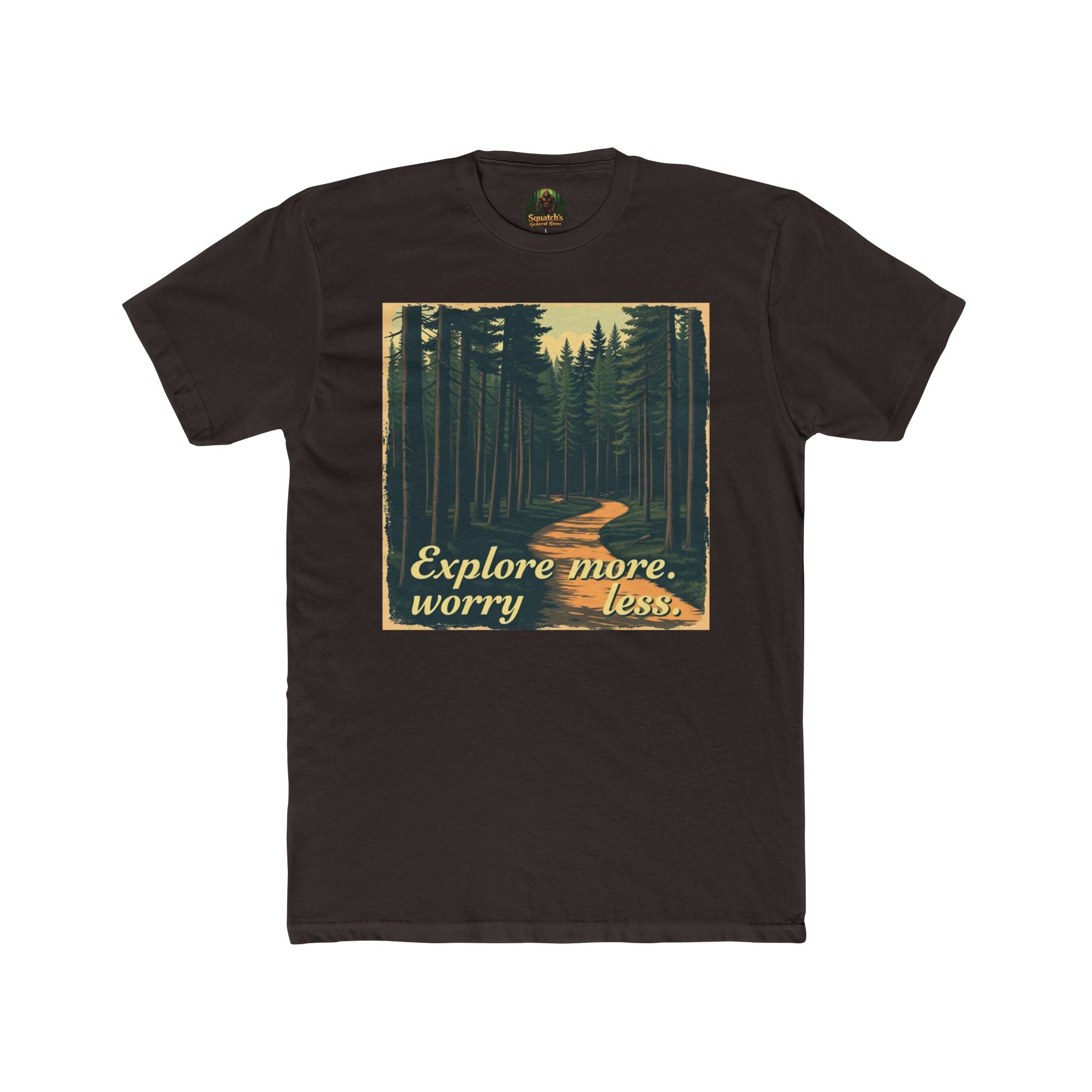 Explore More Worry Less Unisex Cotton Crew Tee