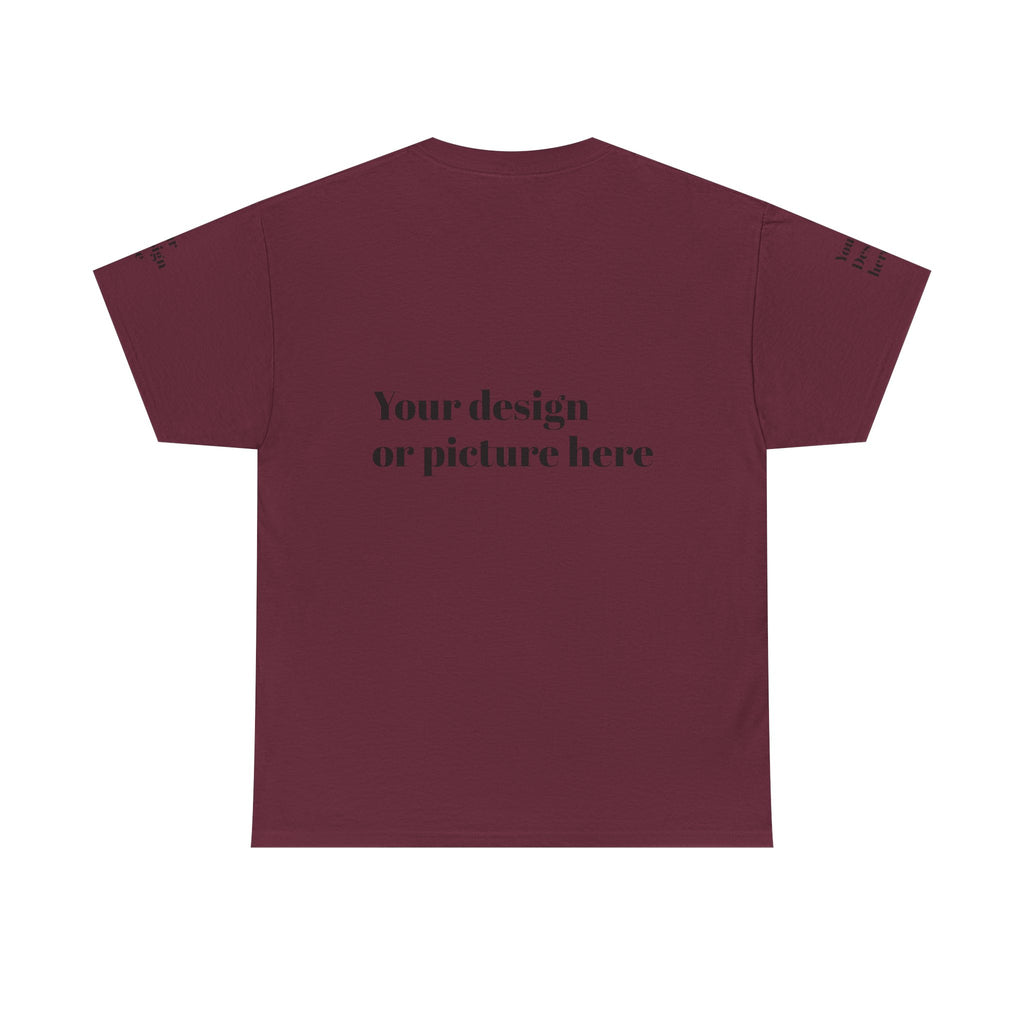 Customizable Unisex Heavy Cotton Tee – Ideal for Events, Gifts, and Everyday Wear