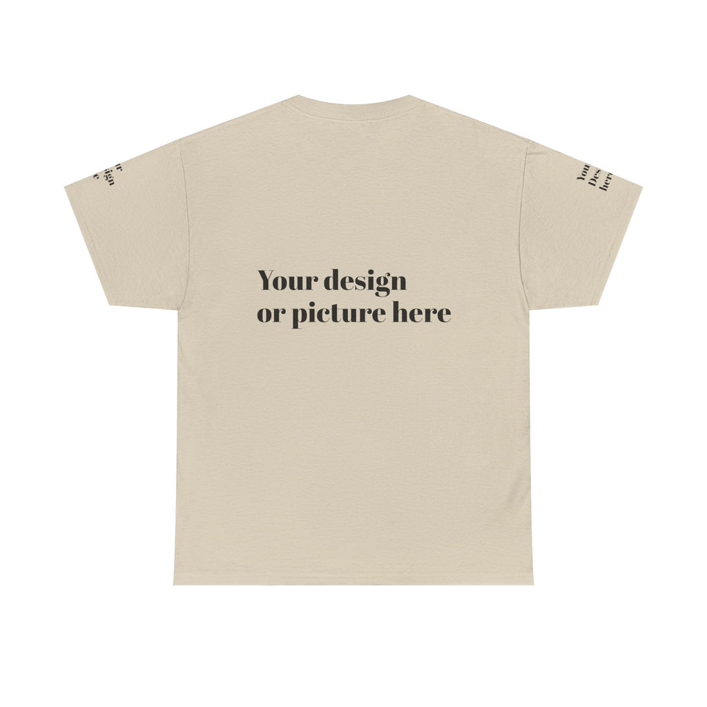 Customizable Unisex Heavy Cotton Tee – Ideal for Events, Gifts, and Everyday Wear