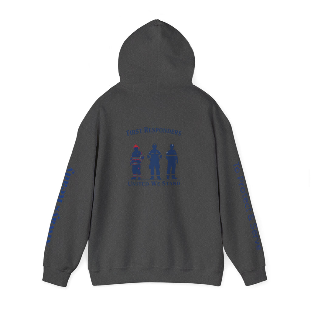 First Responders Unisex Hoodie - Honor, Support & Unite