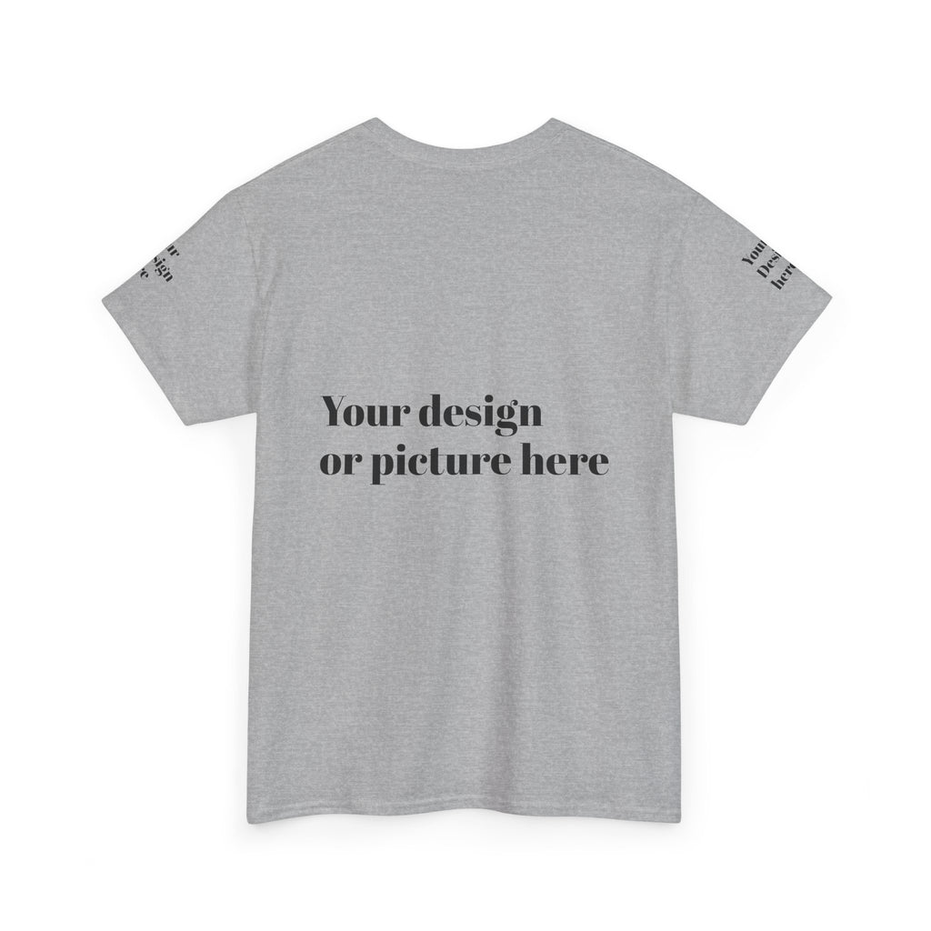 Customizable Unisex Heavy Cotton Tee – Ideal for Events, Gifts, and Everyday Wear